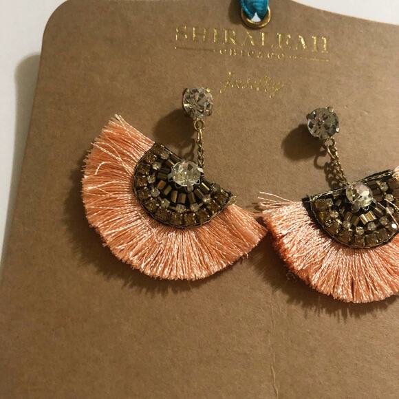 Shiraleah Chicago jewelry - Anthropologie - Corinne Earrings in peach gold NEW - Picture 2 of 5